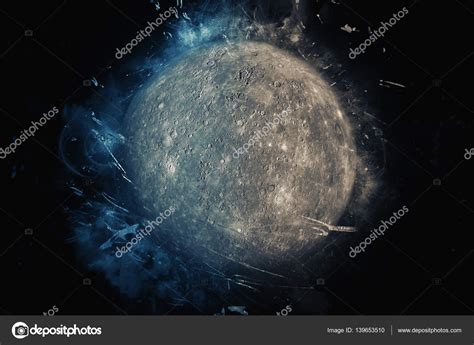 Planet Art - Mercury. Elements of this image furnished by NASA — Stock ...