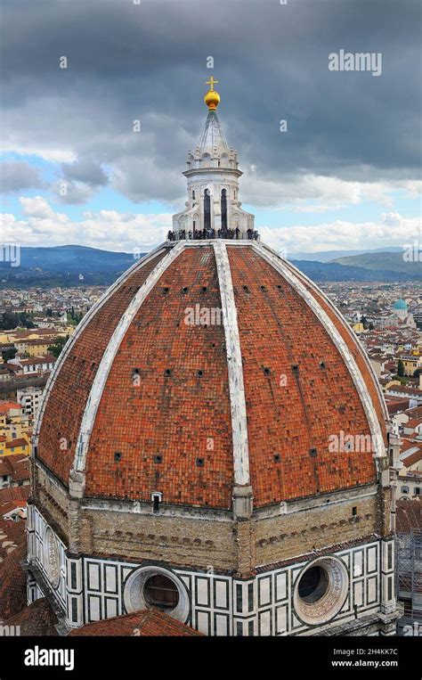 Dome of the Cathedral of Santa María del Fiore. Performed by Filippo Brunelleschi. Florence ...