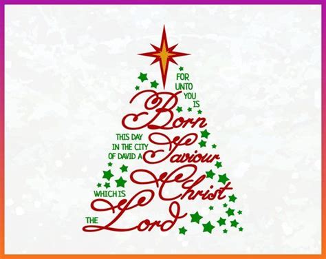 Christmas Bible Verse SVG Luke 2:11 KJV