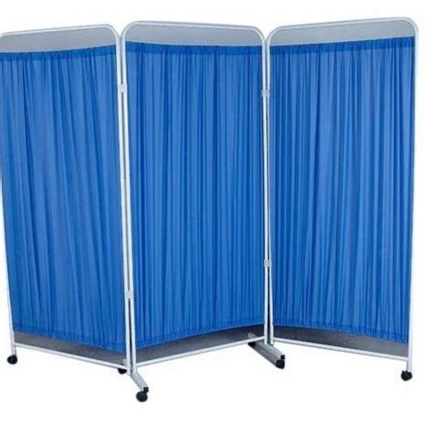 Blue Polyester,Cotton Hospital Bedside Screen, Size: 8*5 Feet, Rs 2200 /piece | ID: 14089437591