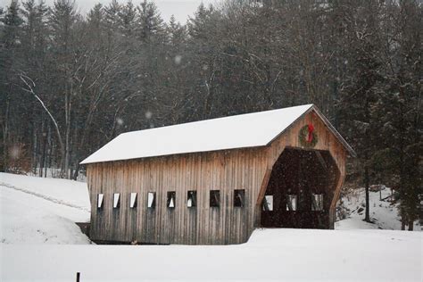 Take a tour of covered bridges in Vermont #history #USA #winter ...