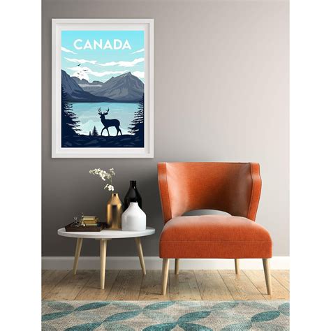 Canada Poster Wall Art Print Wall Art Travel Poster - Etsy