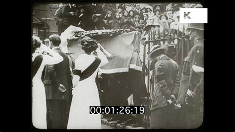 Emily Davison's Funeral 1913, UK Suffragette, HD from 35mm - YouTube