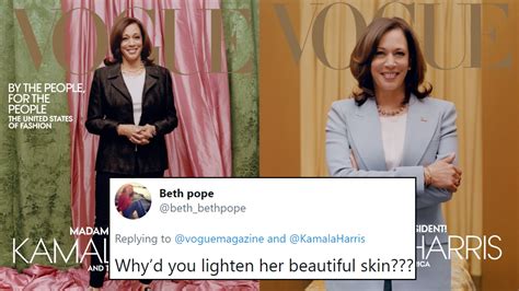 Kamala Harris Vogue Cover Gets Accused Of Skin-Lightening