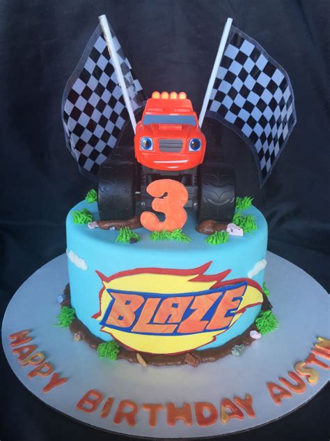 Blaze and the monster machines cake