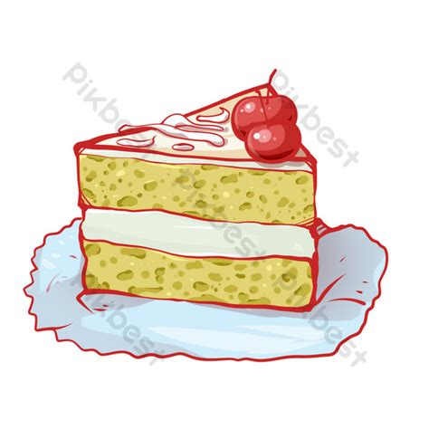 Layered Cake Drawing Illustration PNG Images | PSD Free Download - Pikbest