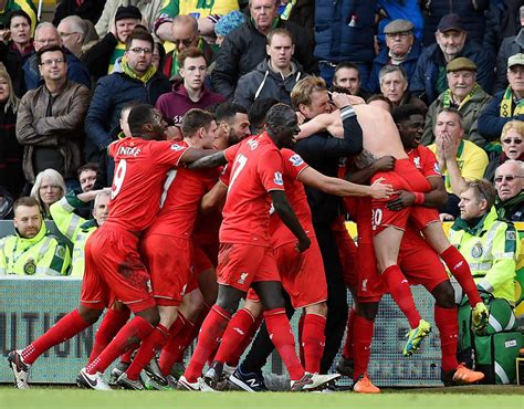 Best Picture - Liverpool's celebrations against Norwich | Express Sport's Footballing Oscars ...