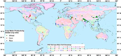 Spatial distribution of FAO Soil-type relative to crop water... | Download Scientific Diagram