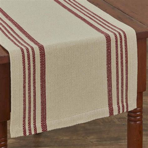 Rustic Stripe 72" Table Runners - Pine Hill Collections