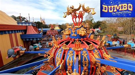 Dumbo The Flying Elephant - 2 POV Rides, Both Sides - Magic Kingdom, Walt Disney World 2021 ...