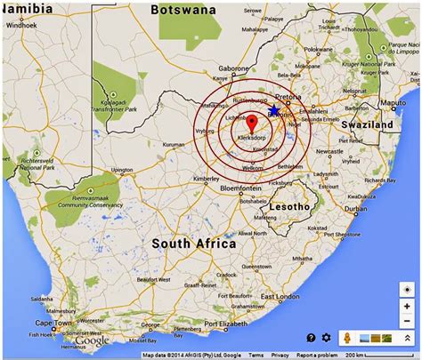 Roots 'n' Shoots: Earthquake hits Central South Africa!