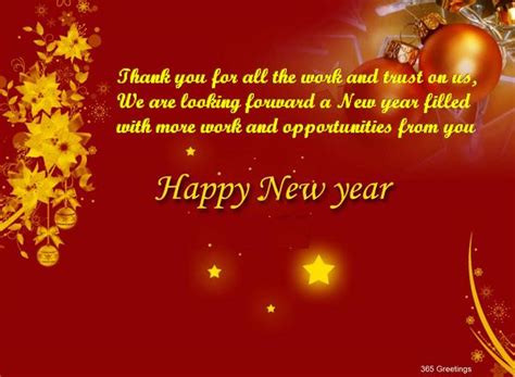 happy new year wishes email business Business new year greetings sample ...