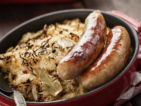 Slow Cooker Sausage and Sauerkraut with Apples | The Smart Slow Cooker