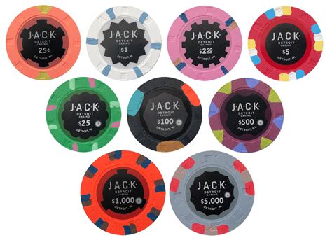 500 Jack Casino High End Paulson Poker Chips - Apache Poker Chips