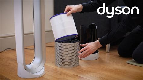 Dyson Pure Cool Link Tower purifier fan - Replacing the filter (UK ...