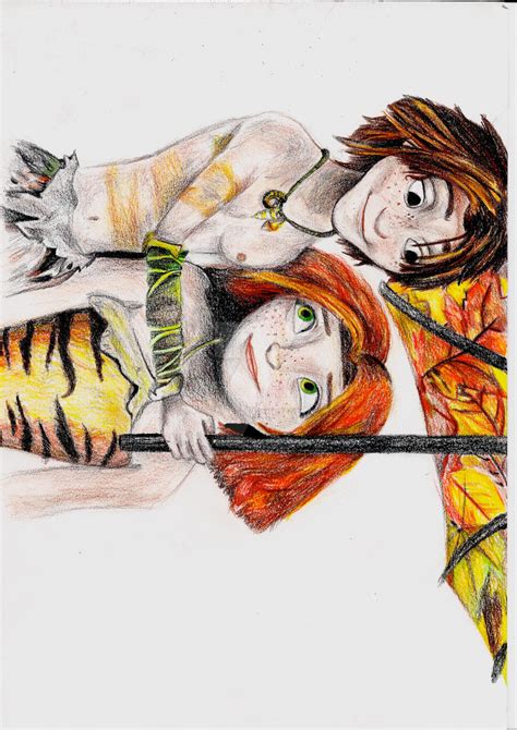 croods guy and eep by RawrItsBeth on DeviantArt