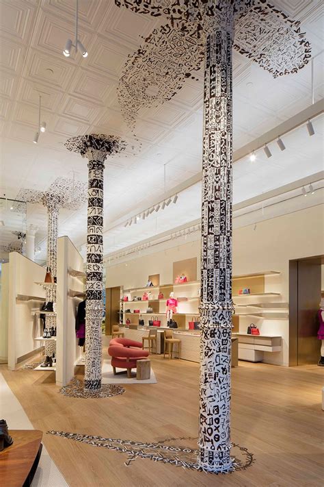 peter marino's redesigned louis vuitton store in NYC features ...