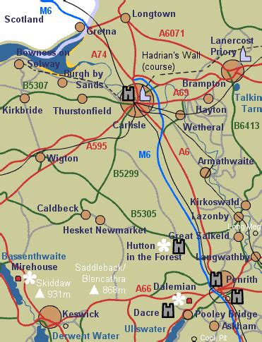 Carlisle. Cumbria and the Lake District. Tourist information for Carlisle.