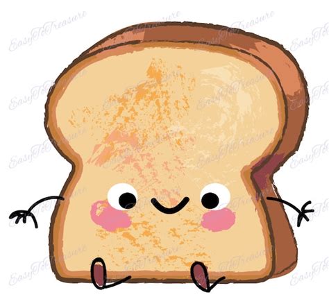 Digital Download Clipart Toast Toasted Bread Breakfast | Etsy