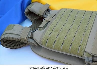 Tactical Military Body Armor Plates On Stock Photo 2175434241 ...