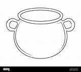 Pot Cauldron Clipart Stew Soup Wombat Witch Stone Clip Coloring Vector  sketch template