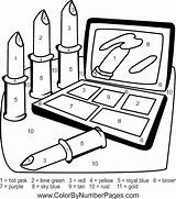 Makeup coloring pages To Download And Print For Free sketch template