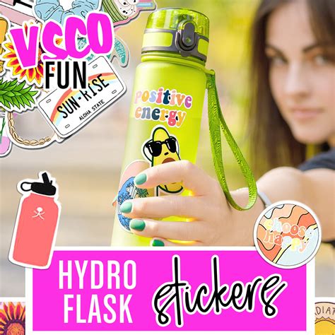 35 Pack Water Bottle Stickers Waterproof Stickers VSCO Stickers, Hydroflask Stickers Waterproof ...