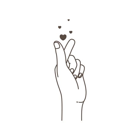 finger love line logo design, vector graphic symbol icon illustration creative idea 6942366 ...