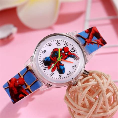 Spiderman digital watch Toy of children gift - AUTO-HOMES