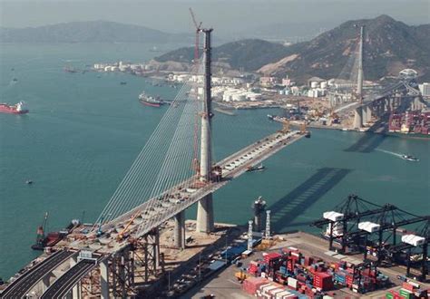 Man Made Structures: Stonecutters Bridge Hong Kong