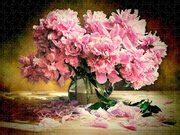 Pink Peonies Arrangement Photograph by VRL Arts - Fine Art America