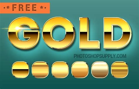 Best Photoshop Gold Style Collection [2024] | PSDDude