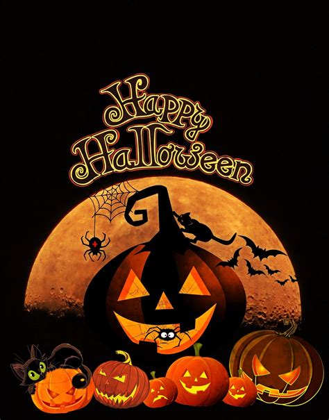 144 Spooktacular FREE Halloween Printables | Happy halloween pictures, Halloween wishes, Happy ...