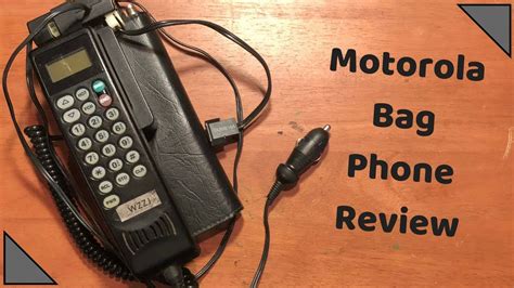 90's Motorola Bag Phone Review - YouTube