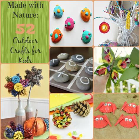 Made with Nature: 52 Outdoor Crafts for Kids | AllFreeKidsCrafts.com