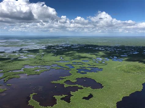 Helicopter view of Everglades National Park : NationalPark