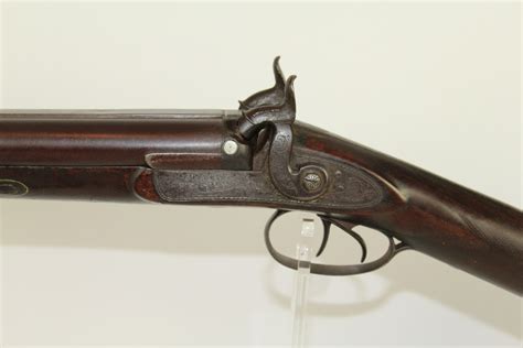 Antique English Double Barrel Perkins Shotgun 019 | Ancestry Guns