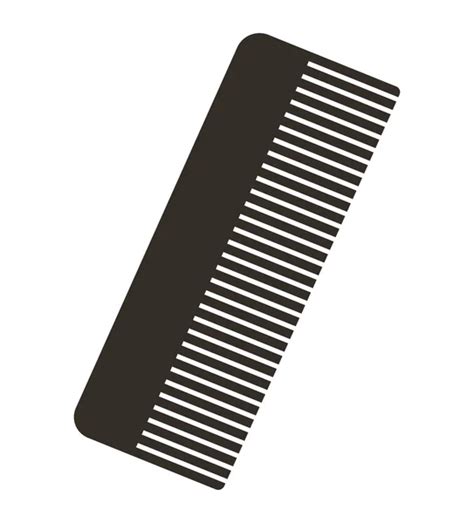 Comb silhouette | Comb silhouette — Stock Vector © happyroman #11491942