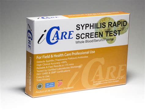 iCare Rapid Syphilis Test Kit – STD Rapid Tests