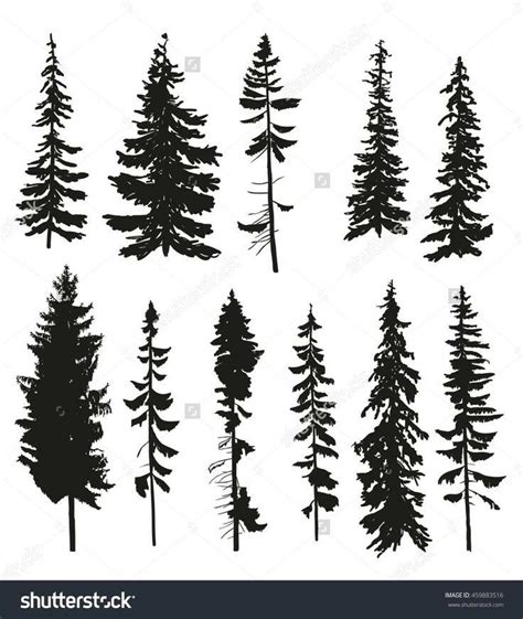 forest tattoo drawing | Tree silhouette tattoo, Forest tattoos ...