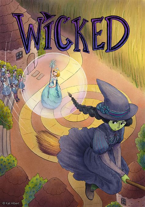 Mock Book Cover Design for Wicked the Musical :: Behance