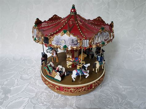 Mr Christmas The Carousel Millennium Edition Music Box – SOLD – Aunt Gladys' Attic