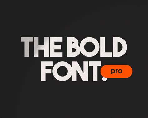 The Bold Font | dafont.com