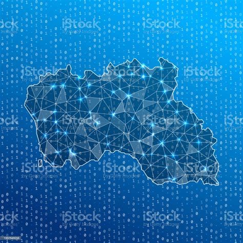 Network Map Of Santa Maria Island Stock Illustration - Download Image Now - Abstract, Adventure ...