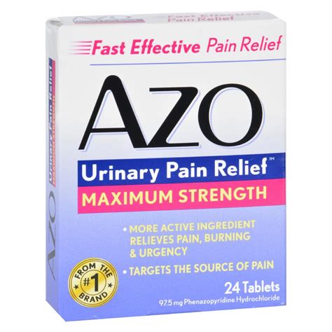 Azo Urinary Pain Relief - 24 Tablets – vital zeal