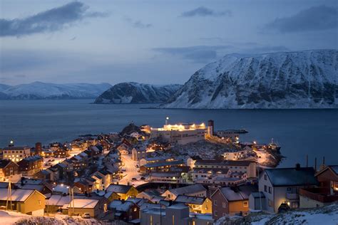 Norway, Honningsvag. | Honningsvag in the polar twilight For… | Flickr