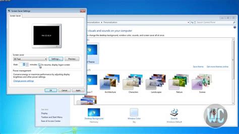 How to enable screensaver windows 7 - rootlito