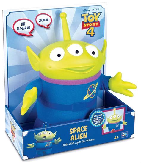 Toy Story 4 Space Alien Plush Figure Lights Sounds Thinkway Toys - ToyWiz