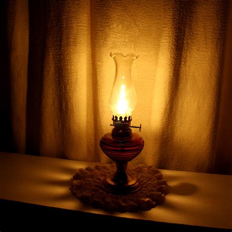 Burning Oil Lamp – Photos Public Domain