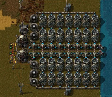 Factorio Steam Engine Layout